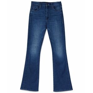 Mother Insider Ankle Jeans Womens 29 Blue Straight Crop Stretch Mid Rise USA